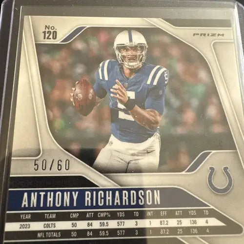 2024 Panini Prizm Football NFL ORANGE WAVE Anthony Richardson 50/60 Colts