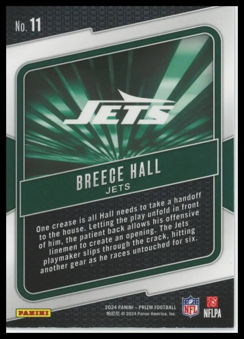 2024 Panini Prizm - Hype Breece Hall #11 - Football Card Single