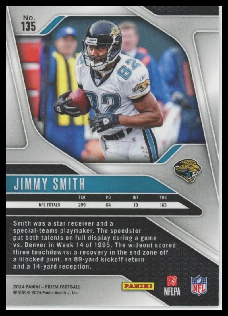 2024 Panini Prizm Jimmy Smith #135 Jacksonville Jaguars Football Card NFL Sports