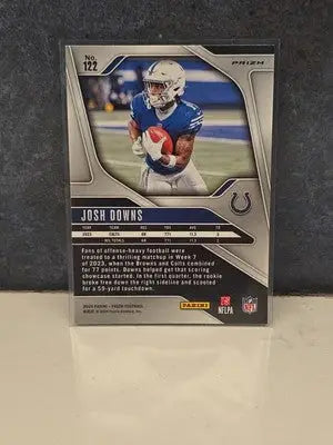 2024 Panini Prizm Josh Downs Orange Disco Prizm #122 Indianapolis Colts - Football Card Single