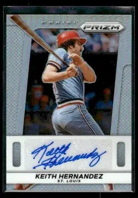 2024 Panini Prizm Keith Hernandez #1 Throwback Signatures AU St. Louis Cardinals