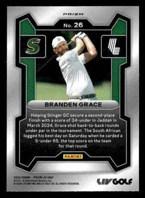 2024 Panini Prizm LIV #26 Branden Grace Silver - Other