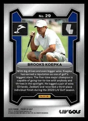 2024 Panini Prizm LIV #29 Brooks Koepka - Other
