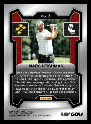 2024 Panini Prizm LIV #3 Marc Leishman - Other