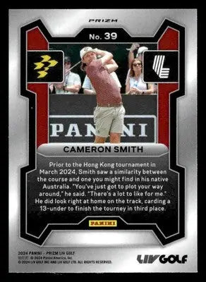 2024 Panini Prizm LIV #39 Cameron Smith Silver - Other