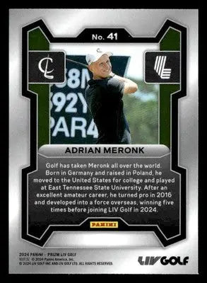 2024 Panini Prizm LIV #41 Adrian Meronk - Other