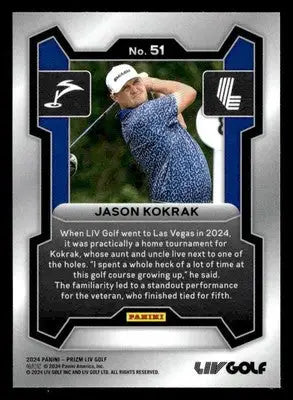 2024 Panini Prizm LIV #51 Jason Kokrak - Other