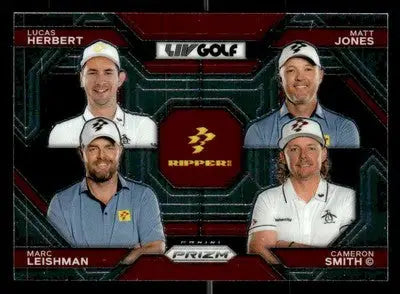2024 Panini Prizm LIV #65 Lucas Herbert/Marc Leishman/Cameron Smith/Matt Jones - Golf Card Single