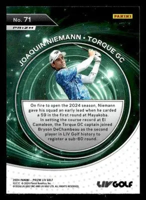 2024 Panini Prizm LIV #71 Joaquin Niemann Silver - Other