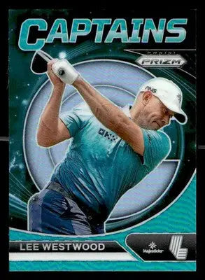 2024 Panini Prizm LIV #83 Lee Westwood Captains - Teal #/199 - Golf Card Single