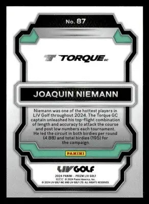 2024 Panini Prizm LIV #87 Joaquin Niemann - Other