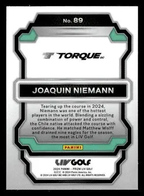 2024 Panini Prizm LIV #89 Joaquin Niemann Statistical Leaders - Other