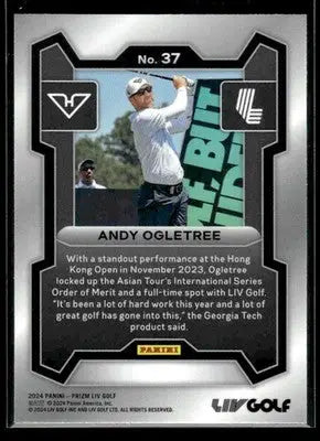 2024 Panini Prizm LIV Andy Ogletree #37 RC Hyflyers - Other