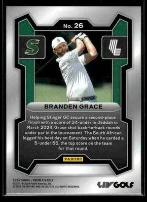2024 Panini Prizm LIV Branden Grace #26 Stinger - Other