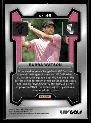 2024 Panini Prizm LIV Bubba Watson #46 RangeGoats - Other