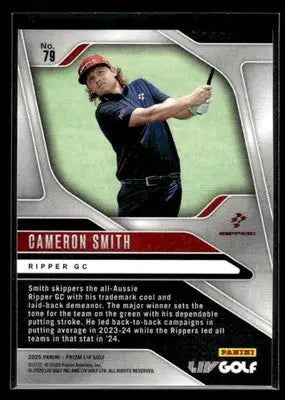 2024 Panini Prizm LIV Cameron Smith #79 Ripper - Golf Card Single