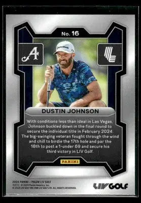 2024 Panini Prizm LIV Dustin Johnson #16 4 Aces - Other