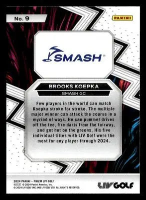 2024 Panini Prizm LIV Fearless #9 Brooks Koepka - Other