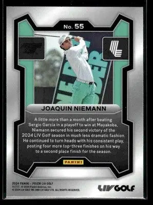2024 Panini Prizm LIV Joaquin Niemann #55 RC Torque - Other
