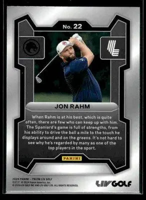 2024 Panini Prizm LIV Jon Rahm #22 Legion XIII - Other