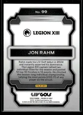 2024 Panini Prizm LIV Jon Rahm #99 Legion XIII - Other