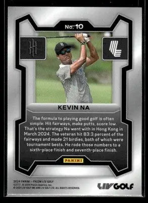 2024 Panini Prizm LIV Kevin Na #10 Iron Heads - Other