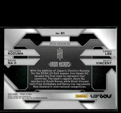 2024 Panini Prizm LIV Kozuma/Na/Lee/Vincent #61 Iron Heads - Other