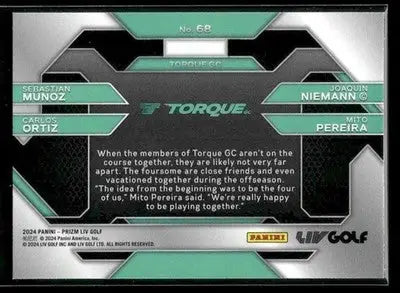 2024 Panini Prizm LIV Munoz/Niemann/Pereira/Ortiz #68 Torque - Other