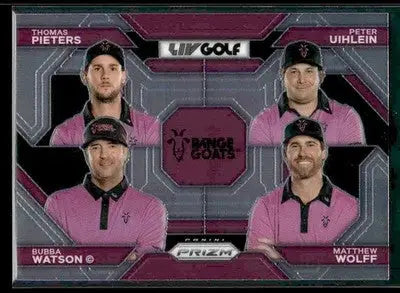 2024 Panini Prizm LIV Pieters/Wolff/Uihlein/Watson #64 RangeGoats - Other