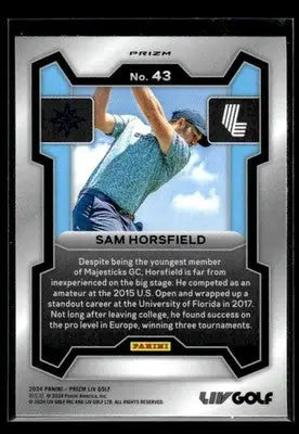 2024 Panini Prizm LIV Sam Horsfield #43 Silver RC Majesticks - Other