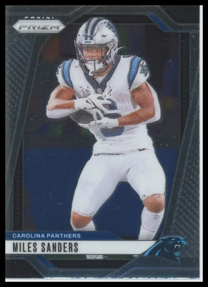 2024 Panini Prizm Miles Sanders #38 Carolina Panthers Football Card NFL Sports