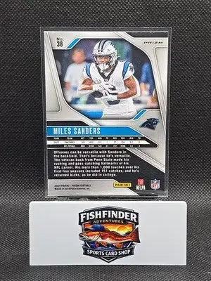 2024 Panini Prizm - Miles Sanders #38 Red White & Blue Prizm - Football Card Single