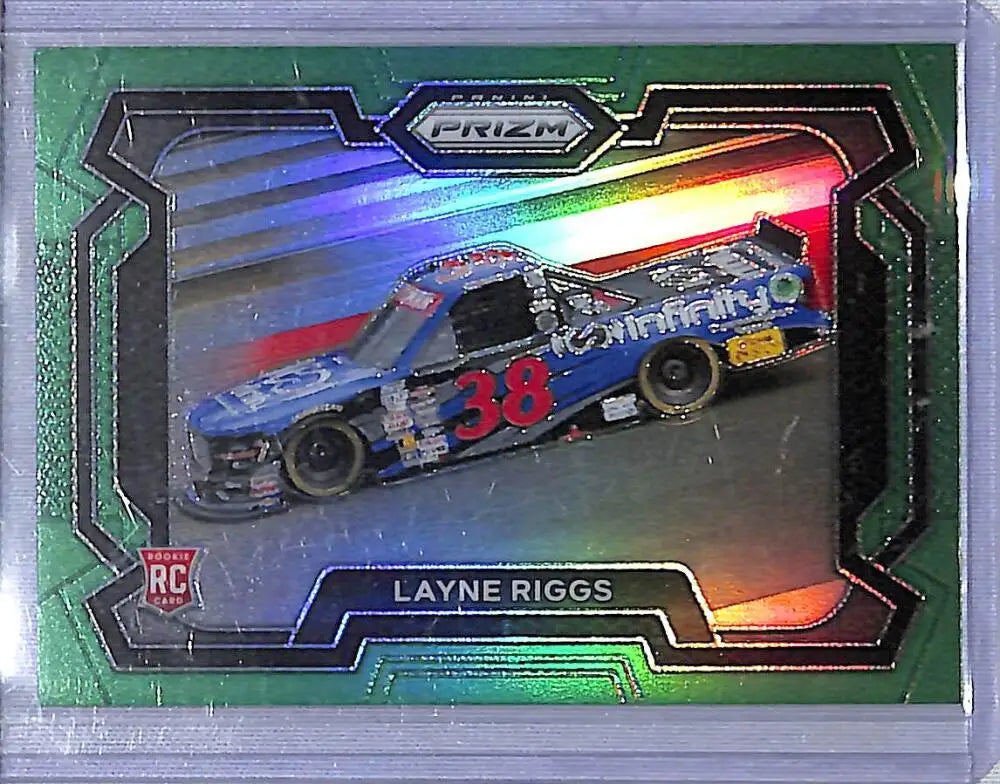 2024 Panini Prizm NASCAR Green #32 Layne Riggs NM-MT RC Rookie - Racing Card Single