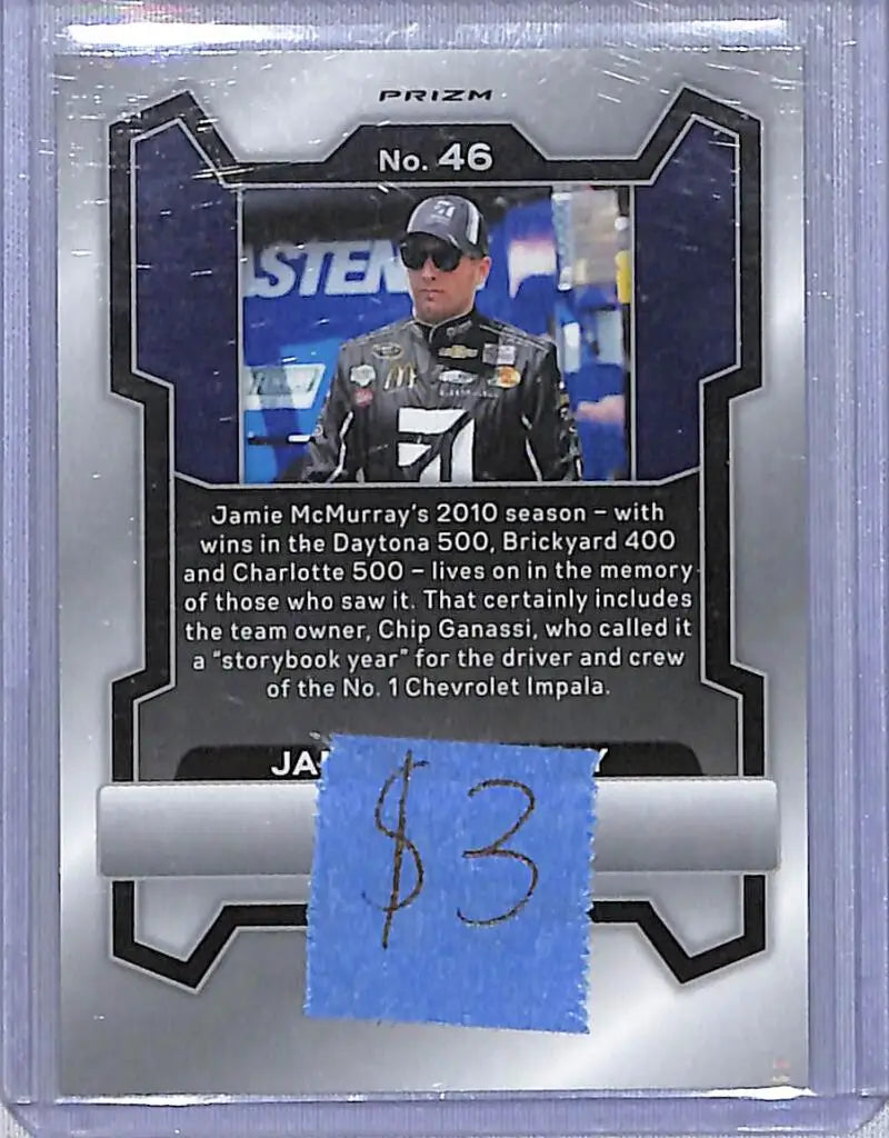 2024 Panini Prizm NASCAR Green #46 Jamie McMurray NM-MT - Racing Card Single