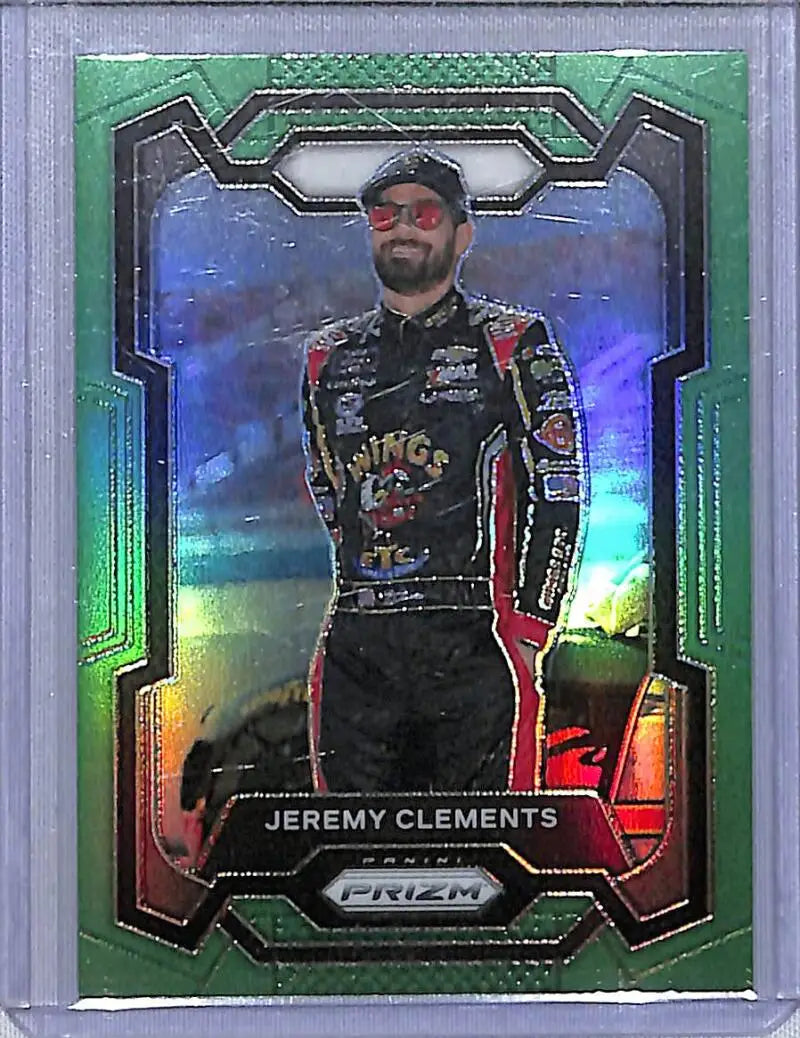 2024 Panini Prizm NASCAR Green #63 Jeremy Clements NM-MT - Racing Card Single