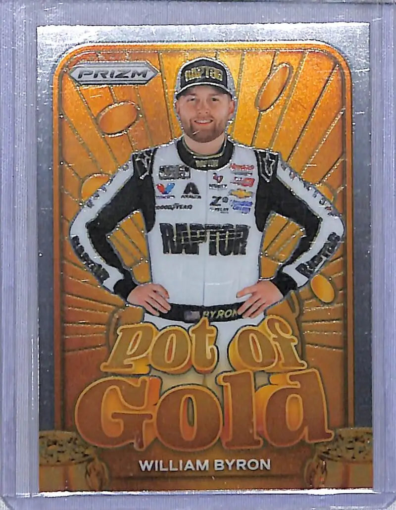 2024 Panini Prizm NASCAR Pot of Gold #18 William Byron NM-MT - Racing Card Single