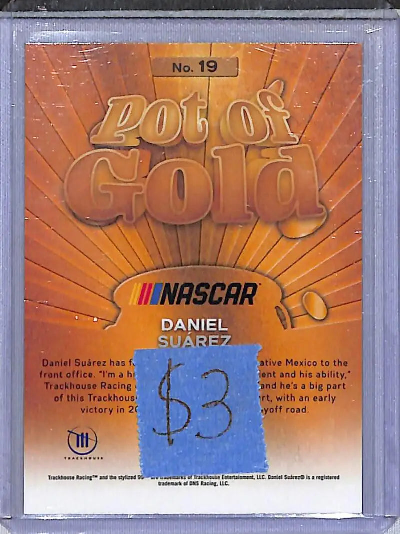 2024 Panini Prizm NASCAR Pot of Gold #19 Daniel Suarez NM-MT - Racing Card Single