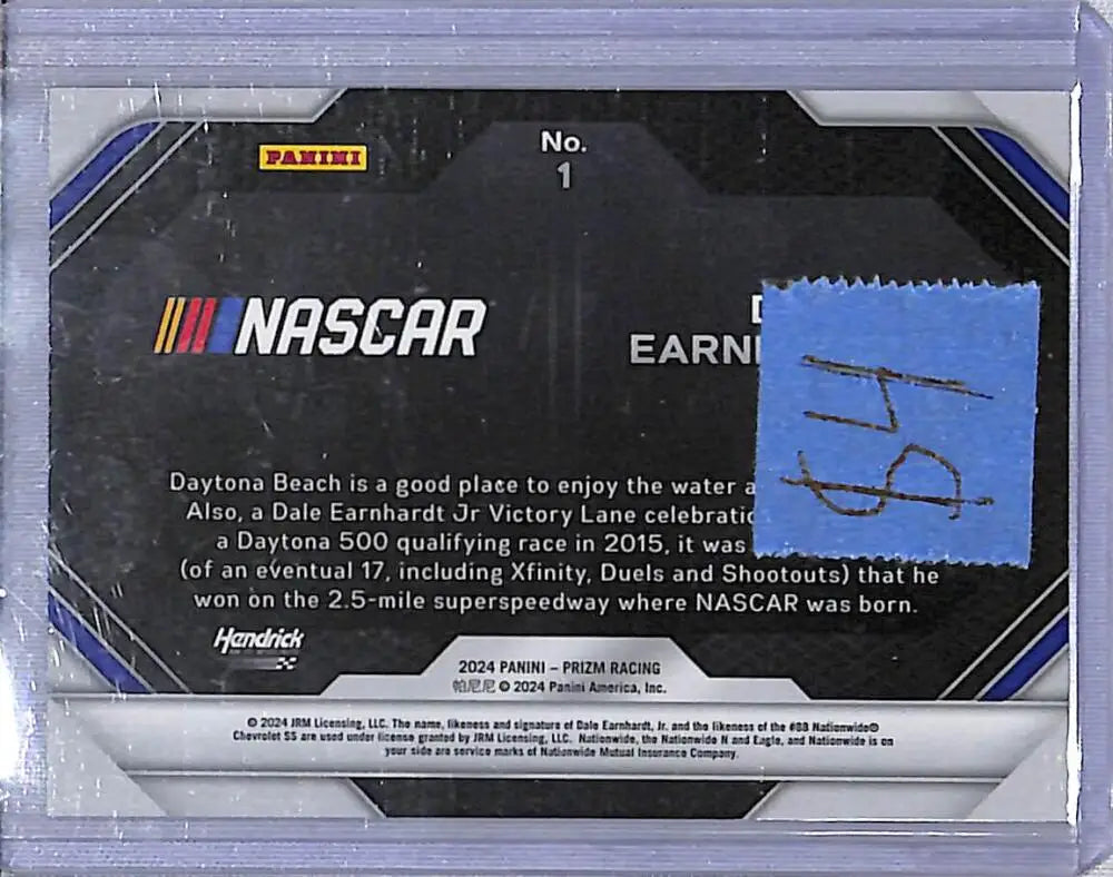 2024 Panini Prizm NASCAR Victory Lane #1 Dale Earnhardt jr. NM-MT - Racing Card Single