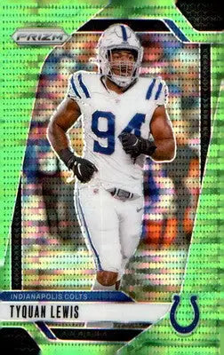 2024 Panini Prizm Neon Green Pulsar #125 Tyquan Lewis - Football Card Single