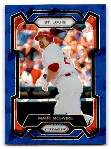 2024 Panini Prizm Prizms Blue Ice #161 Mark McGwire NM-MT Cardinals ID:76492 - Baseball Card Single
