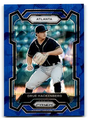 2024 Panini Prizm Prizms Blue Ice #234 Drue Hackenberg NM-MT Braves ID:76494 - Baseball Card Single