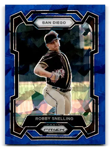 2024 Panini Prizm Prizms Blue Ice #80 Robby Snelling NM-MT Padres ID:76487 - Baseball Card Single