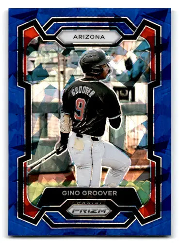 2024 Panini Prizm Prizms Blue Ice #91 Gino Groover NM-MT Diamondbacks ID:76488 - Baseball Card Single