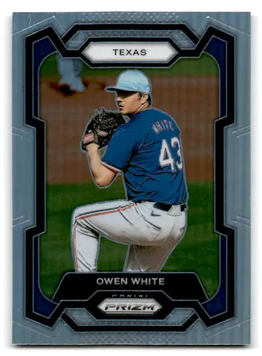 2024 Panini Prizm Prizms Silver #200 Owen White NM-MT Rangers ID:76503 - Baseball Card Single