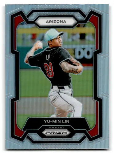 2024 Panini Prizm Prizms Silver #228 Yu-Min Lin NM-MT Diamondbacks ID:76504 - Baseball Card Single