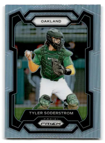 2024 Panini Prizm Prizms Silver #266 Tyler Soderstrom NM-MT ID:76505 - Baseball Card Single