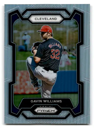 2024 Panini Prizm Prizms Silver #268 Gavin Williams NM-MT Guardians ID:76506 - Baseball Card Single