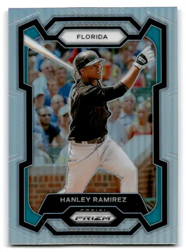 2024 Panini Prizm Prizms Silver #66 Hanley Ramirez NM-MT Marlins ID:76498 - Baseball Card Single