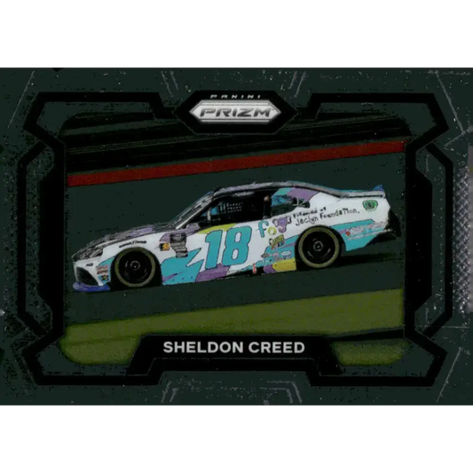 2024 Panini Prizm Rides #19 Sheldon Creed NM-MT Friends of Jaclyn Foundation/Joe Gibbs Racing/Toyota Racing Card