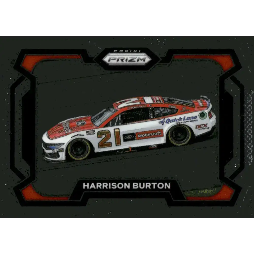 2024 Panini Prizm Rides #39 Harrison Burton NM-MT Motorcraft/Wood Brothers Racing/Ford Racing Card - Racing Card Single